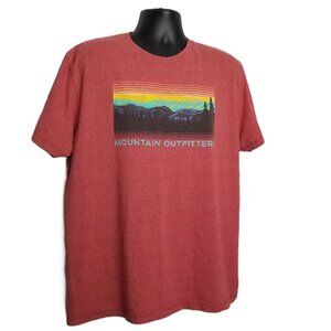 Sonoma Mountain Graphic Tee Extra Large Red Outdoor Hiking Gorpcore